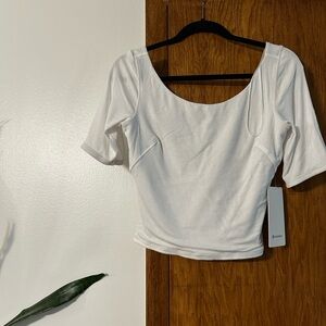 Ribbed modal tee